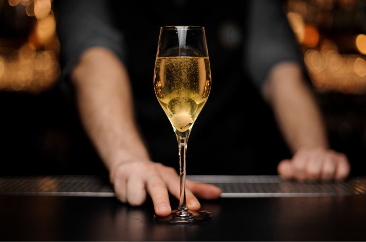 Sparkling wine summer